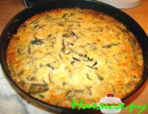 Сырно-овощной торт