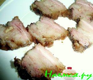 Ароматное сало из духовки Ароматное сало из духовки