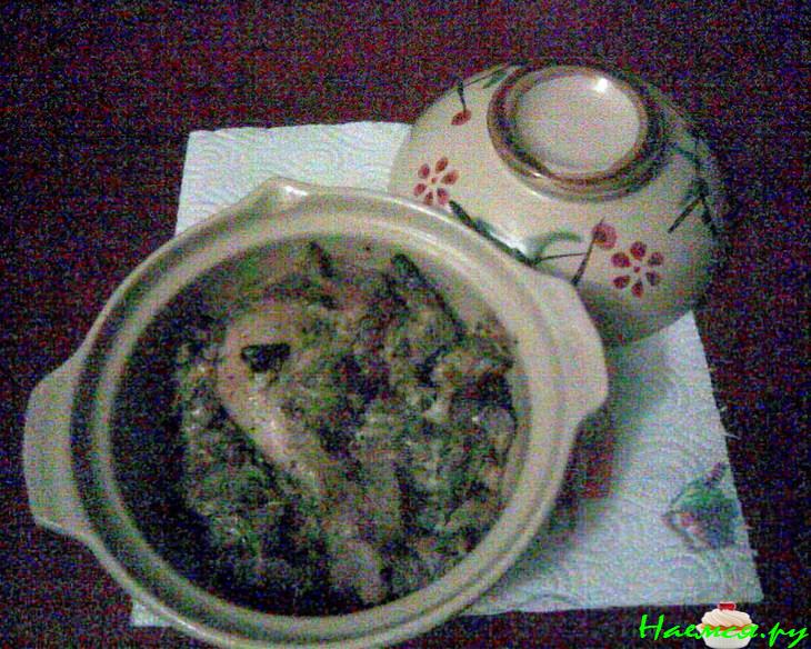 Окорочка с маслятами