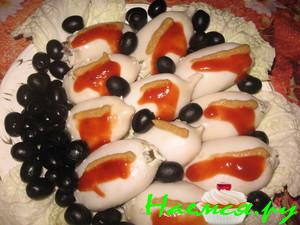 Фаршированные кальмарчики