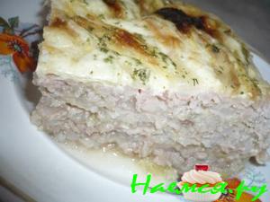 Ленивые голубцы слоеные