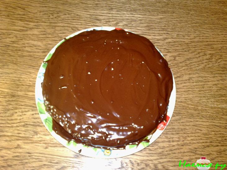 Торт "Захер" с абрикосовым вареньем