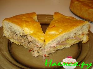 Пирог из жидкого пушистого дрожжевого теста Пирог из жидкого пушистого дрожжевого теста