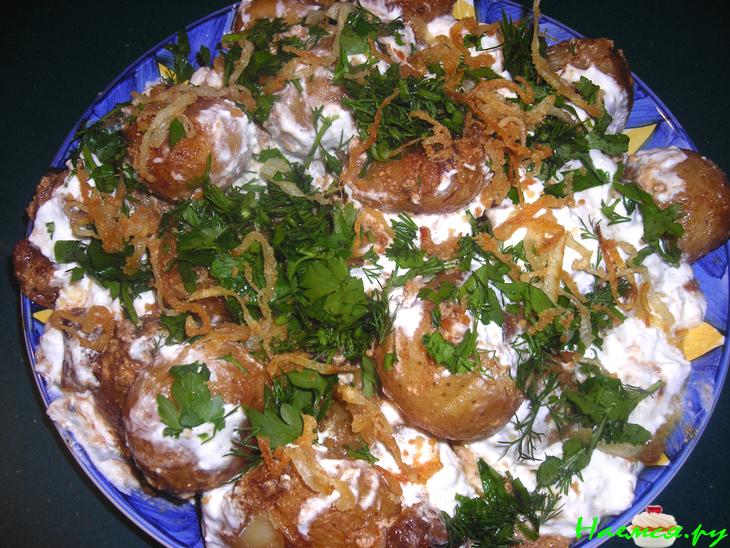 Картофель в сметане