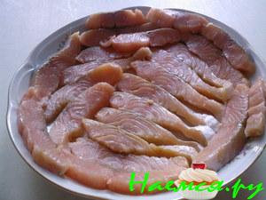 Красная рыба в меду