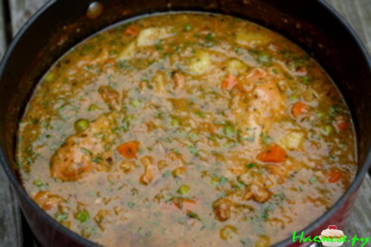 Рисовый супчик с курочкой Рисовый супчик с курочкой