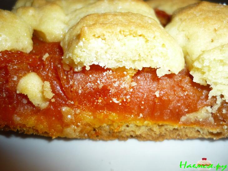 Пирог с курагой