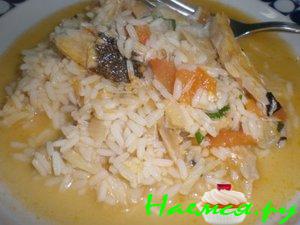 Рис с треской