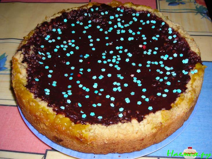 Песочный пирог "Апельсин и глазурь"