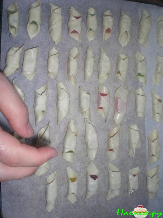 Печеньки с мармеладом