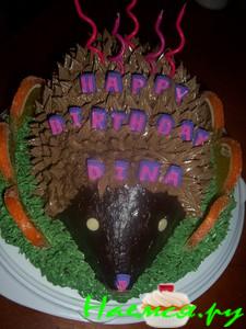 Торт "Ёжик" ко дню рождения