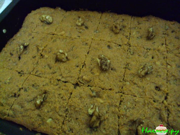 Греческий ореховый пирог (Karidopita)