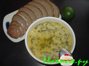 Суп с щавелем и сливочным сыром (Вариант) Суп с щавелем и сливочным сыром (Вариант)