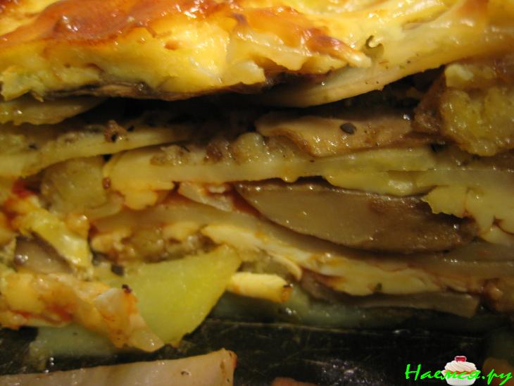 Картофельная фантазия с грибами