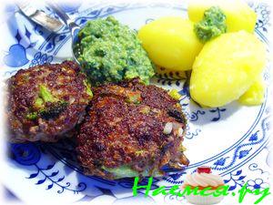 Котлеты с брокколи