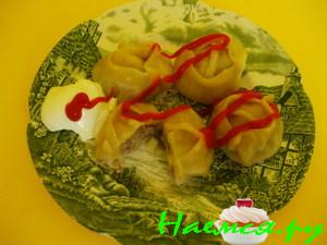 Манты со свиным фаршем Манты со свиным фаршем