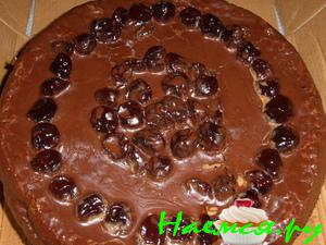 Торт "Прага" с вишней