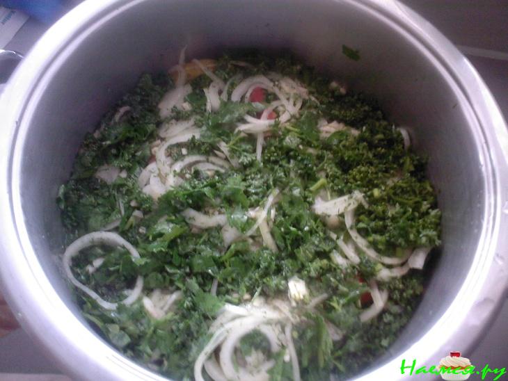 Баклажаны маринованные с болгарским перцем