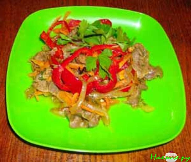 Хе из куриных желудков