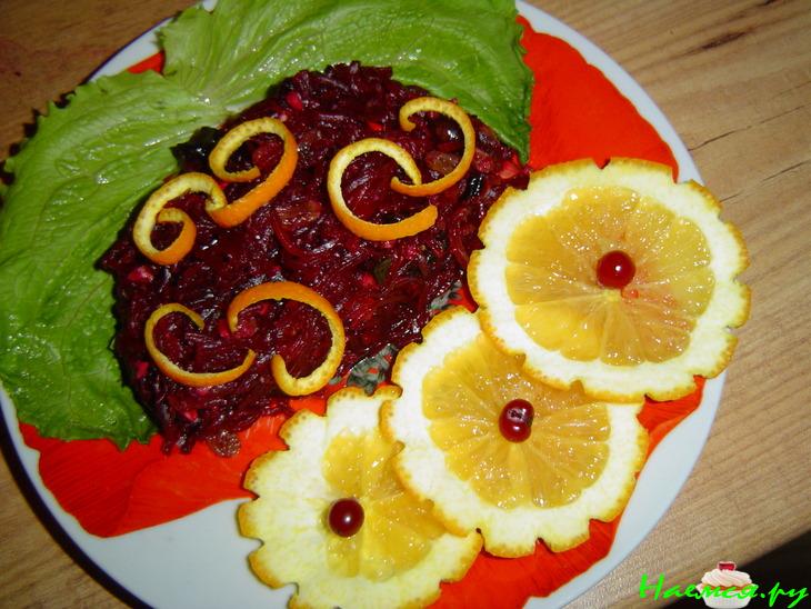 Десертный салатик со свеклой Десертный салатик со свеклой