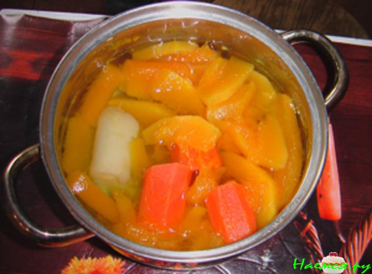 Тыквенный суп-пюре со сливками