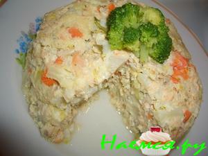 Рыбный пудинг (с 11 месяцев) Рыбный пудинг (с 11 месяцев)