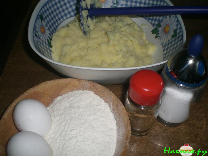 Картофельные рулетики с фаршем