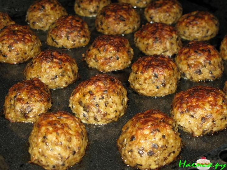 Ежики из рыбного филе