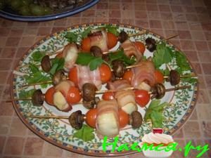 Шашлычки из морепродуктов