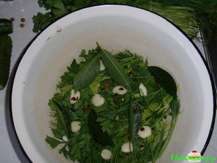 Малосольные огурчики с чесночком