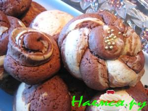 Мраморное имбирное печенье Мраморное имбирное печенье