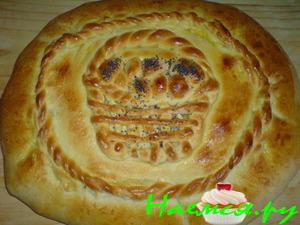 Пирог с шампиньонами, луком и сыром Пирог с шампиньонами, луком и сыром