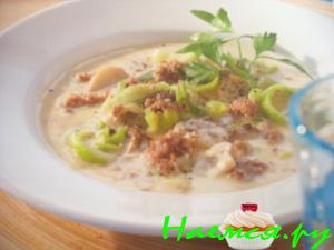 Суп с луком-порей и сыром (вариант) Суп с луком-порей и сыром (вариант)