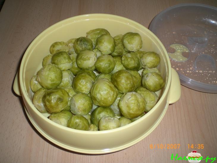 Запеканка из фарша с Rosenkohl (брюссельской капустой)