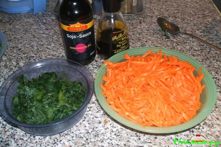 Корейский салат со свининой Корейский салат со свининой