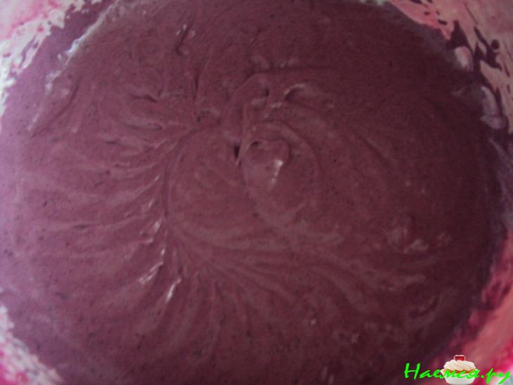 Черничный торт из гречишной муки