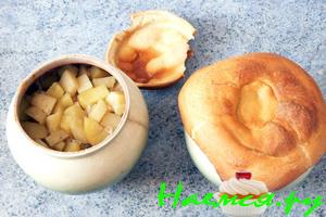 Картошка с мясом в горшочке Картошка с мясом в горшочке