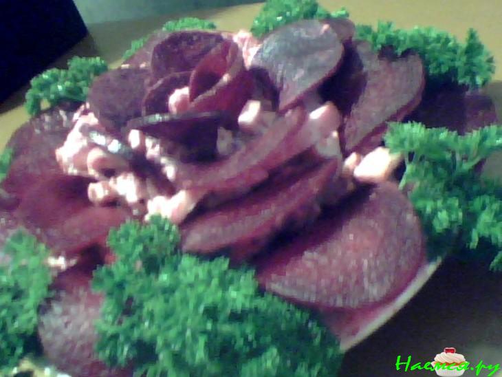 Салат "Чёрная роза" Салат "Чёрная роза"