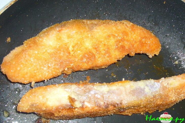 Сёмга в картофельной панировке