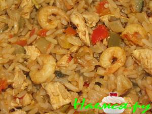 Паприкаш с креветками