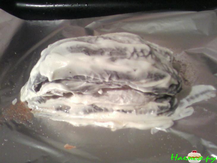 Карасик запечённый с овощами