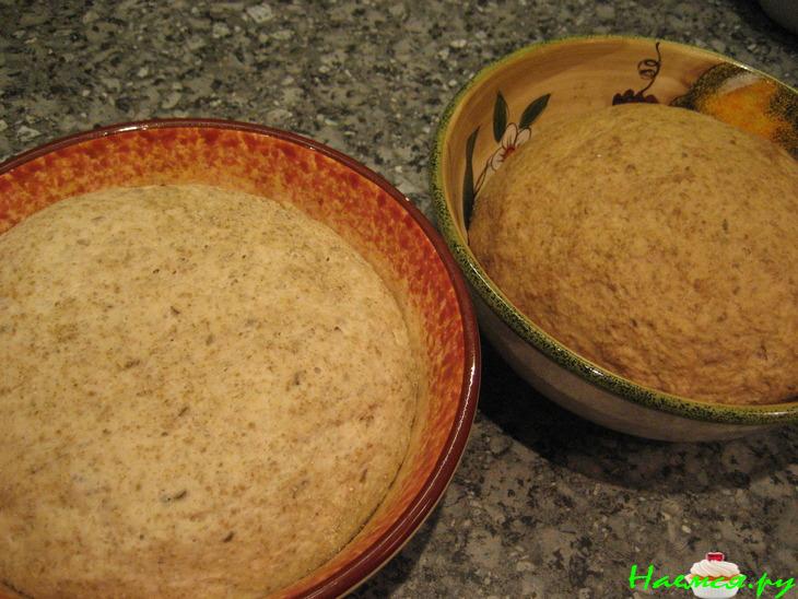 Мраморный ржаной хлеб