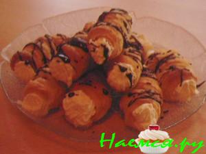 Сливочные трубочки