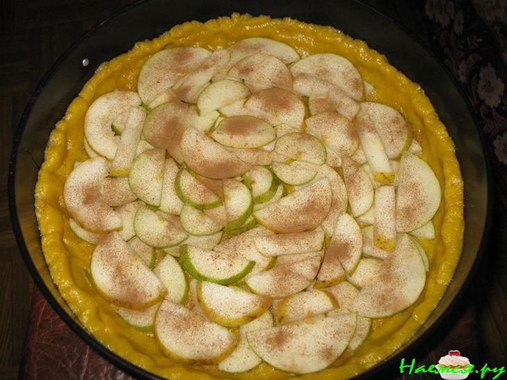 Песочный пирог с грушей и безе "Росса рассвета" Песочный пирог с грушей и безе "Росса рассвета"