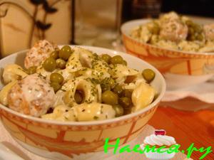 Рыбные шарики с тортеллини