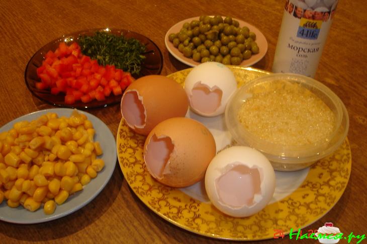 Яйцо "Фаберже" (овощное заливное)