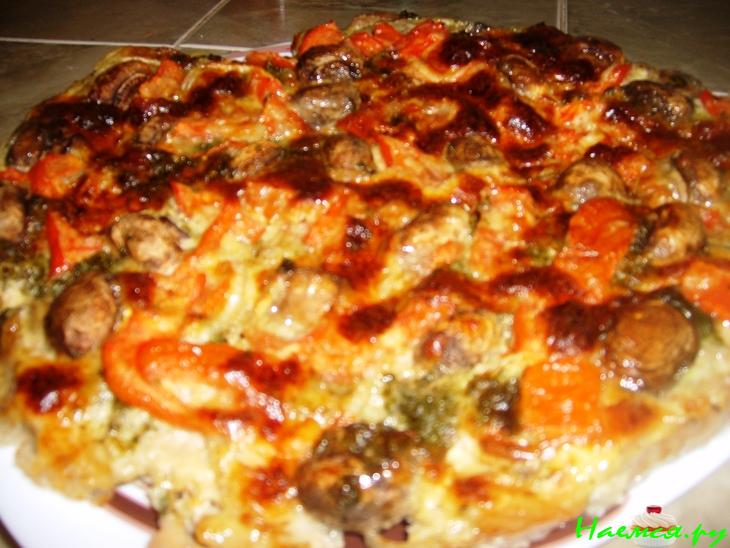 Мясная "пицца" Италия нервно курит в сторонке)))