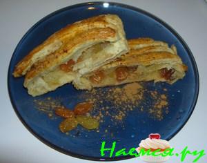 Слоёный яблочный пирог