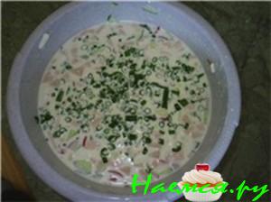 Кефирная окрошка 