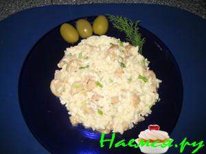 Ризотто с шампиньонами
